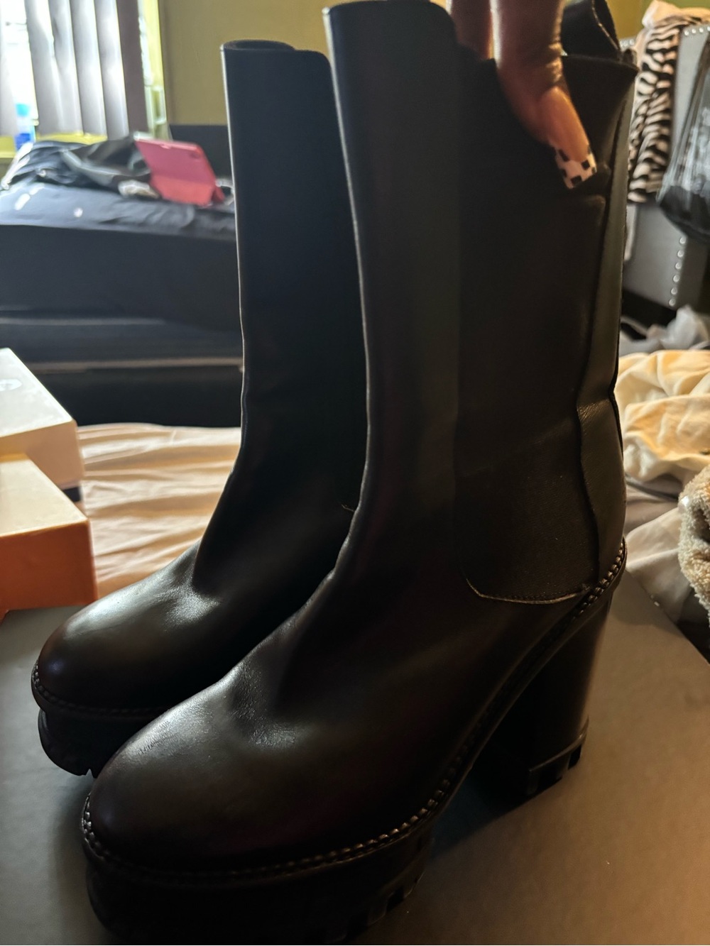 Versace Platform Boots. SZ. 39